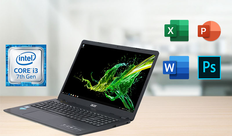 Acer Aspire 3 A315 54K 30FK đáp ứng được các nhu cầu cơ bản